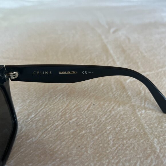 CELINE CL41411FS BLACK SQUARE SUNGLASSES - Picture 2 of 6
